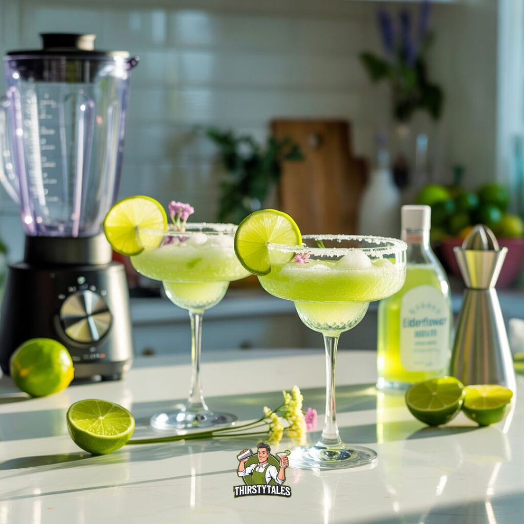 Elderflower Margarita Slush Cocktail Recipe