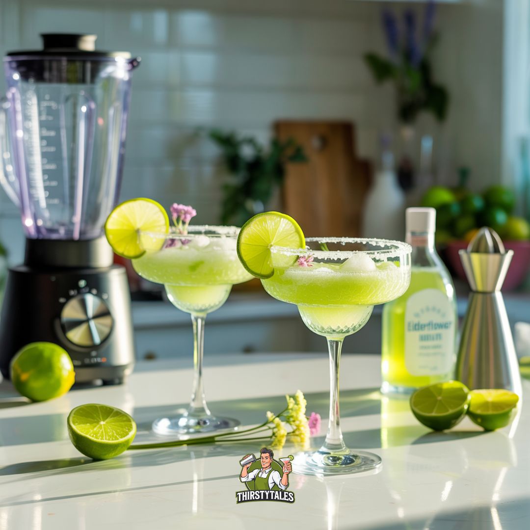 Elderflower Margarita Slush Cocktail Recipe