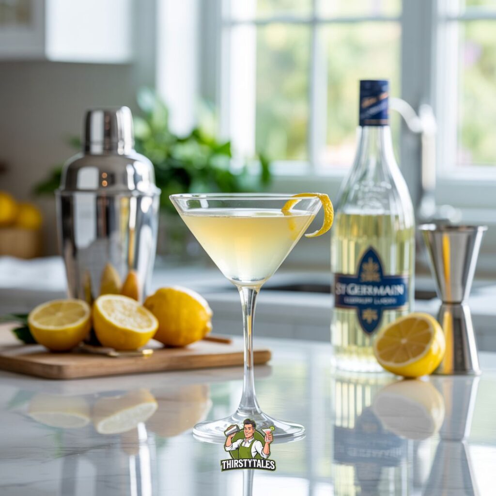 Elderflower Martini Cocktail Recipe
