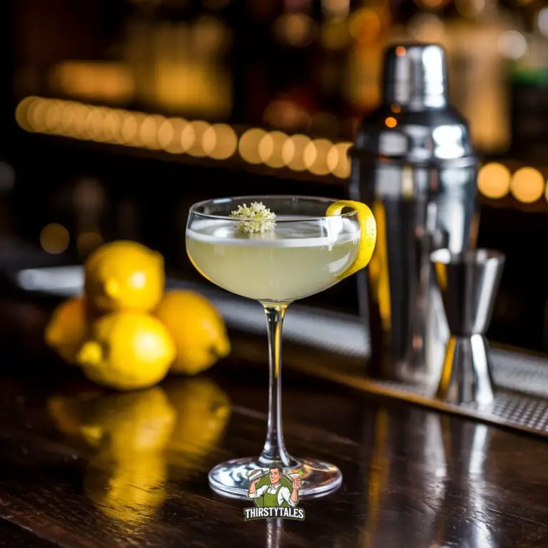 Elderflower Vodka Sour Cocktail Recipe