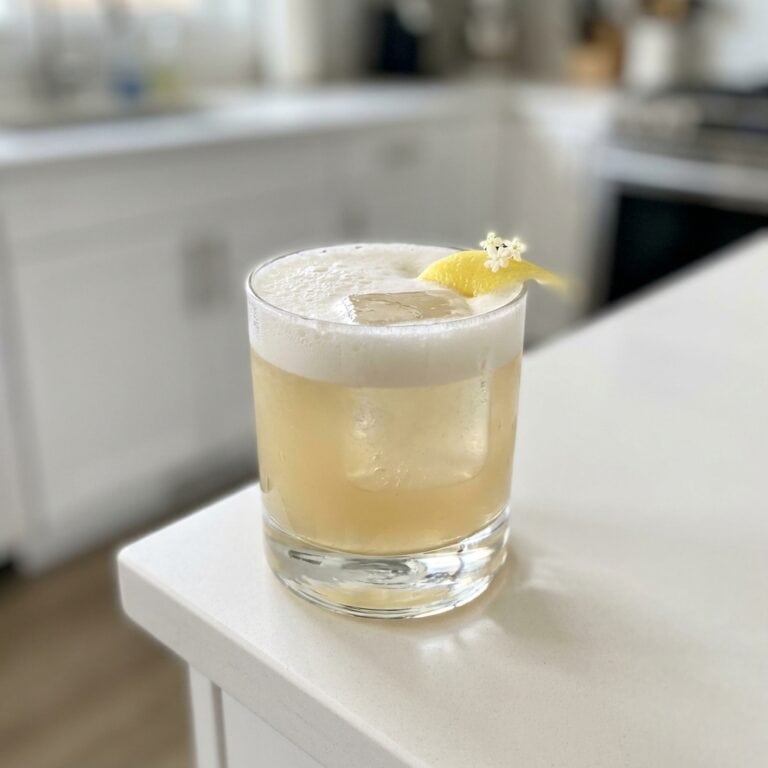 Elderflower Whisky Sour Cocktail Recipe