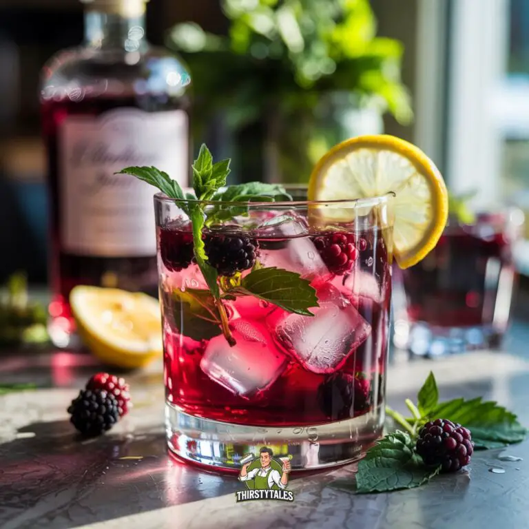 Elderflower and Blackberry Smash Cocktail Recipe
