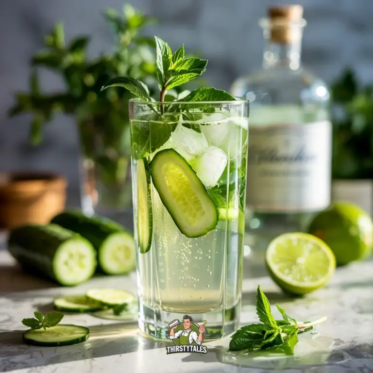 Elderflower and Cucumber Cooler Cocktail Recipe