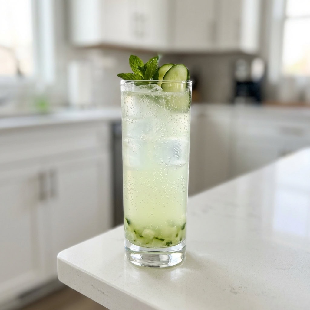 Elderflower and Cucumber Cooler Cocktail Recipe