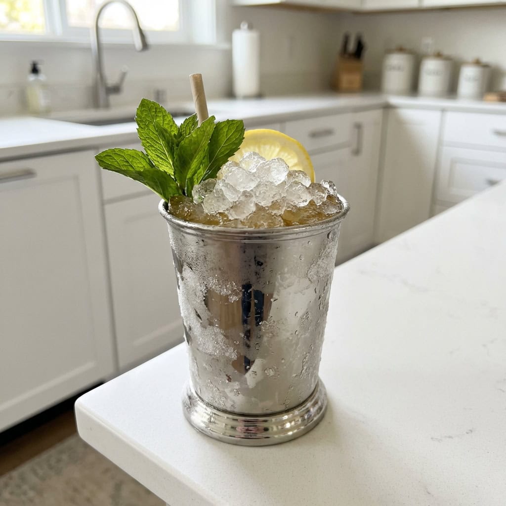 Elderflower and Mint Julep Cocktail Recipe