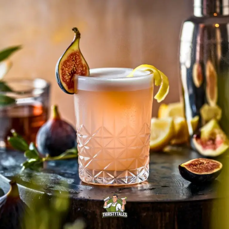 Fig Gin Sour Cocktail Recipe