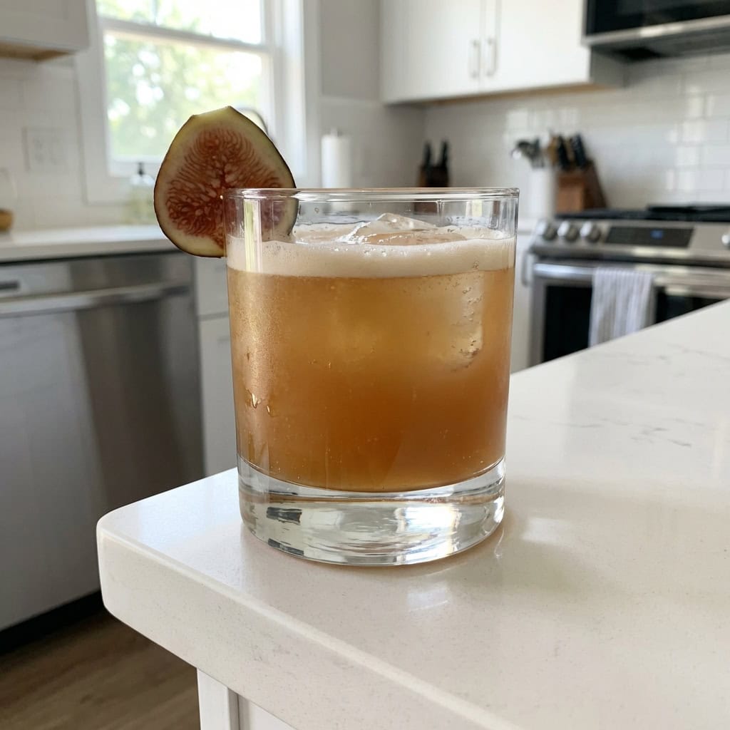 Fig Gin Sour Cocktail Recipe