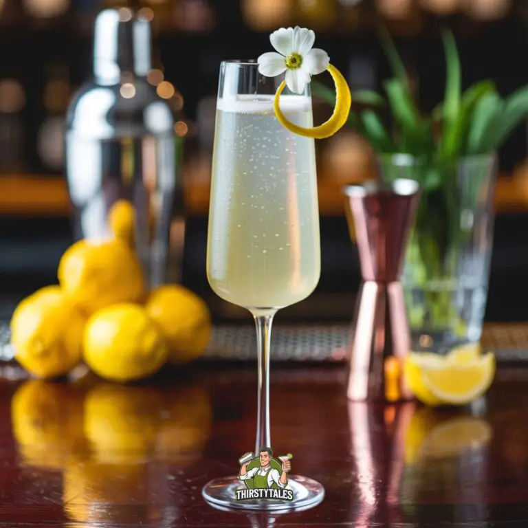 French Elderflower 75 Cocktail Recipe