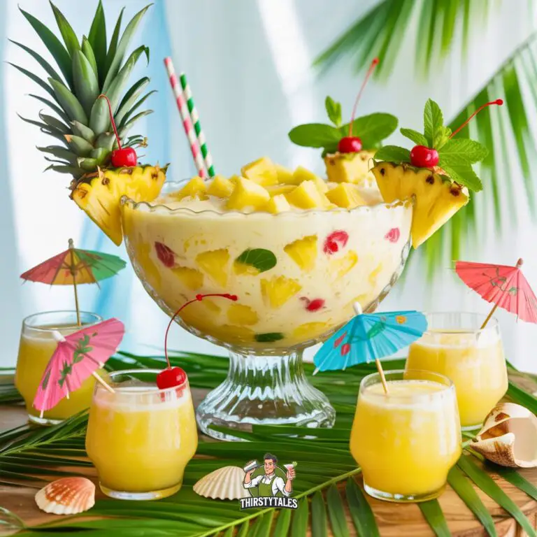 Frozen Pina Colada Bowl Cocktail Recipe