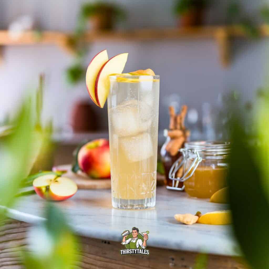 Ginger Apple Sparkler Cocktail Recipe