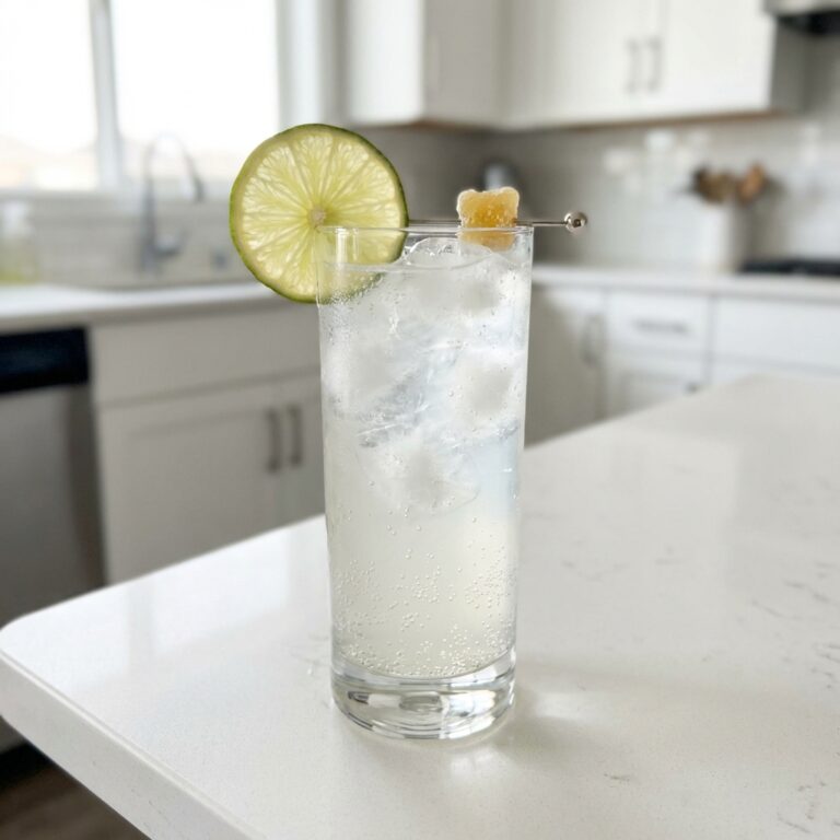 Ginger Lime Collins Cocktail Recipe
