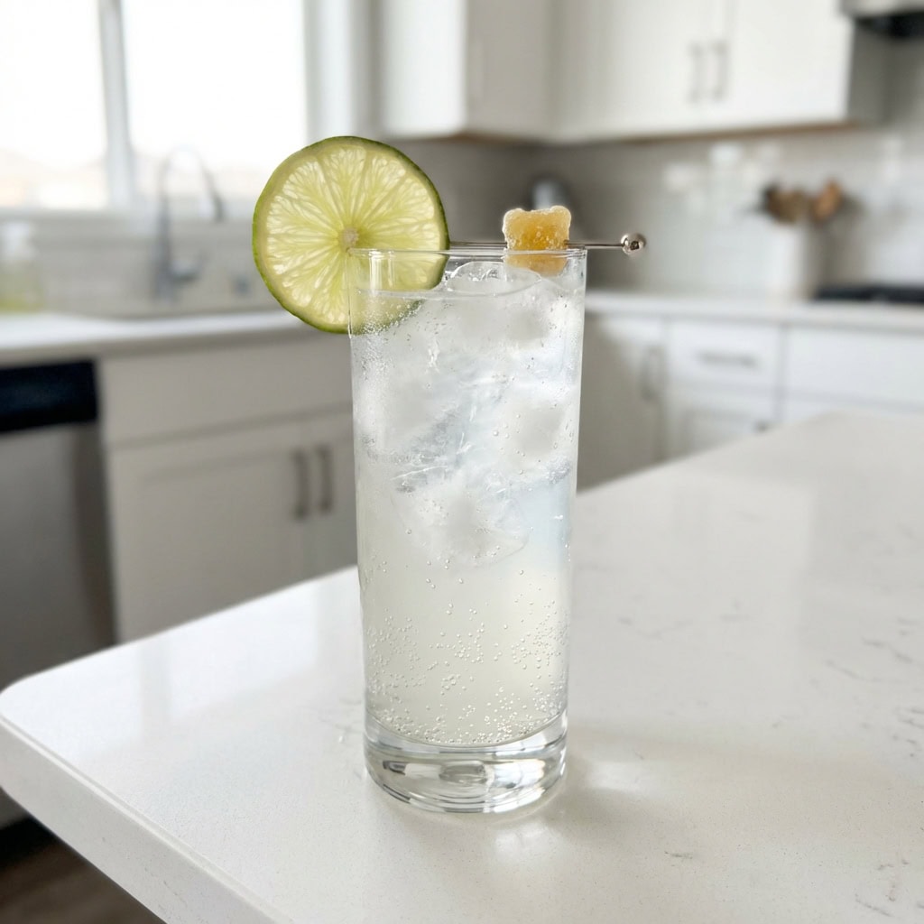 Ginger Lime Collins Cocktail Recipe