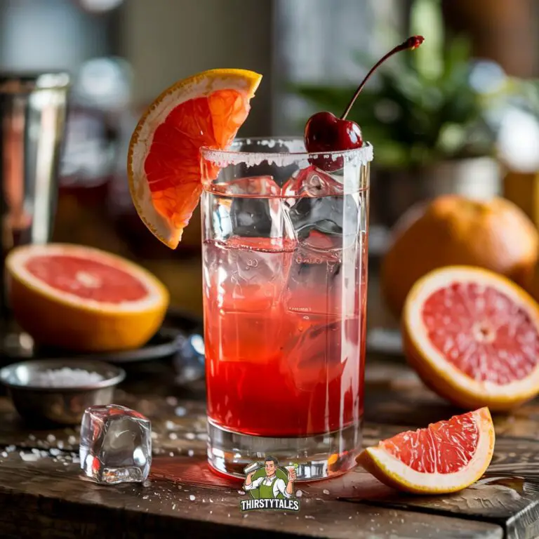 Grapefruit Tequila Sunrise Cocktail Recipe
