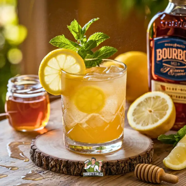 Honey Bourbon Lemonade Cocktail Recipe