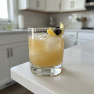Honey Lemon Whiskey Sour Cocktail Recipe