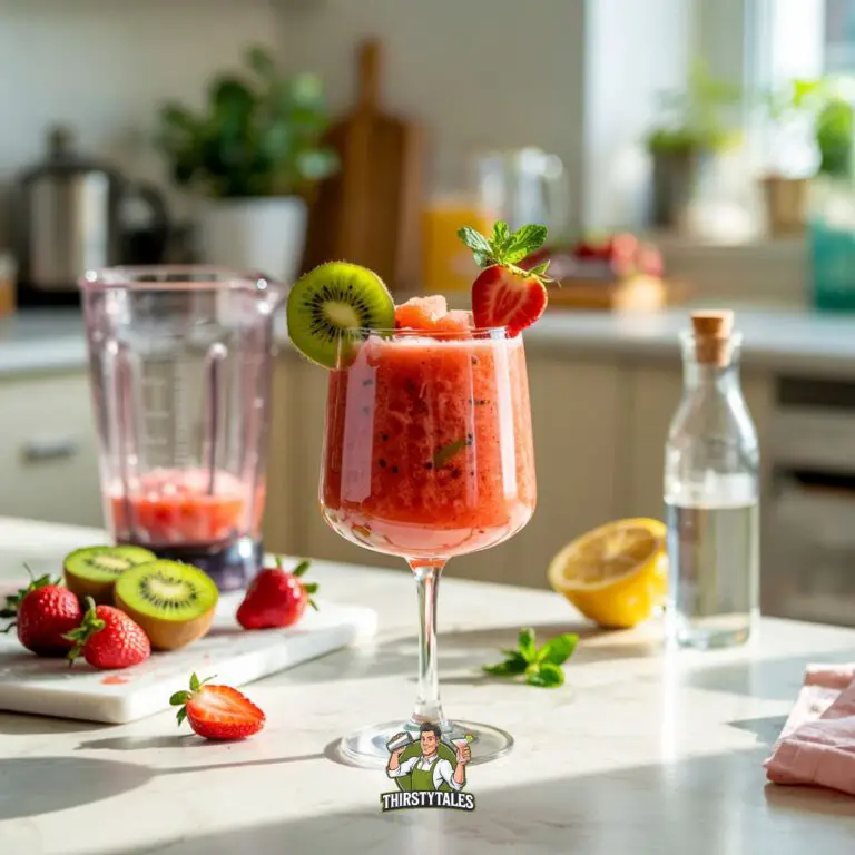 Kiwi Strawberry Slush Cocktail Recipe