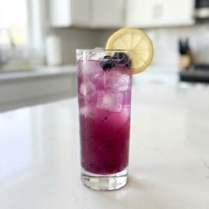 Lemon Blueberry Soda Cocktail Recipe