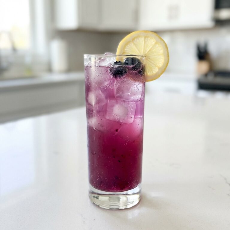 Lemon Blueberry Soda Cocktail Recipe