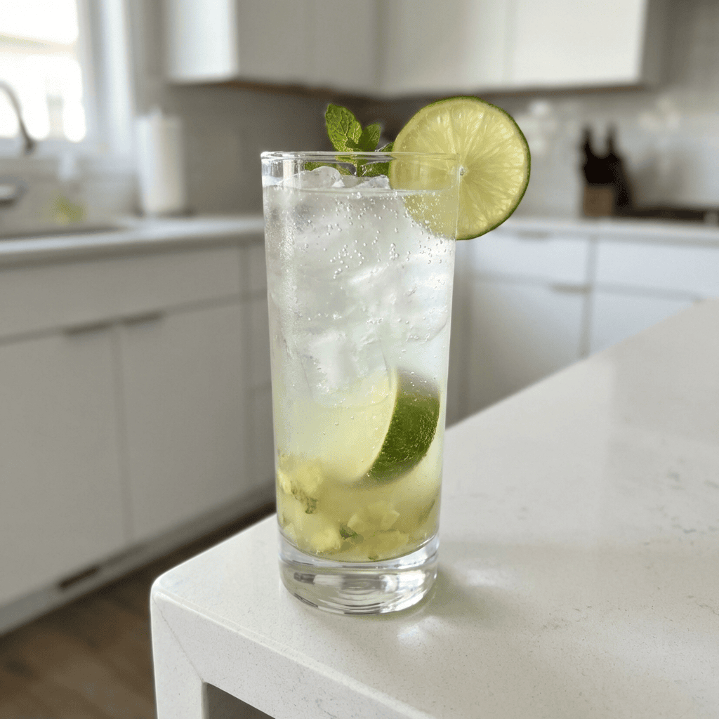 Lime Ginger Fizz Cocktail Recipe