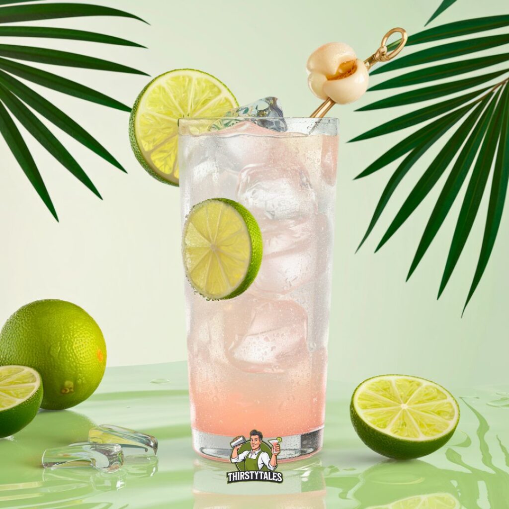 Lychee Lime Sling Cocktail Recipe