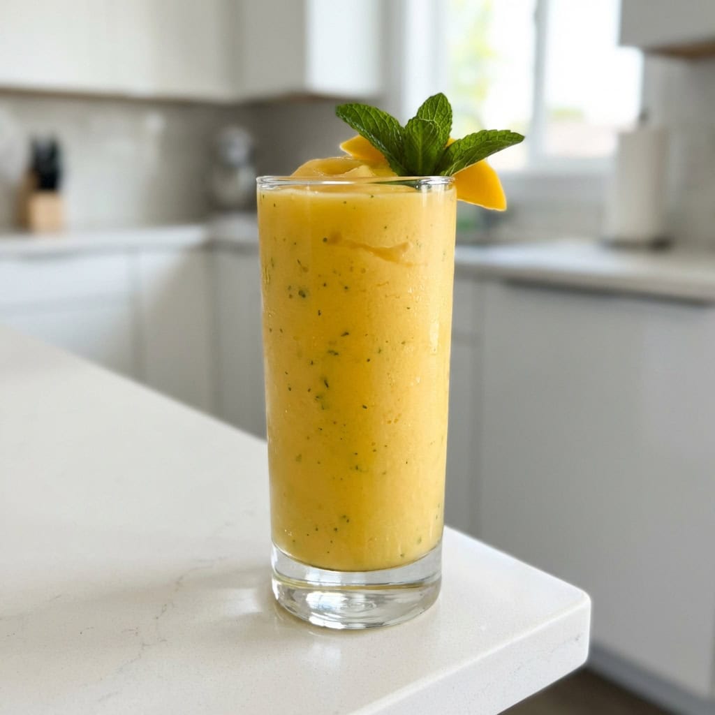 Mango Mint Colada Cocktail Recipe