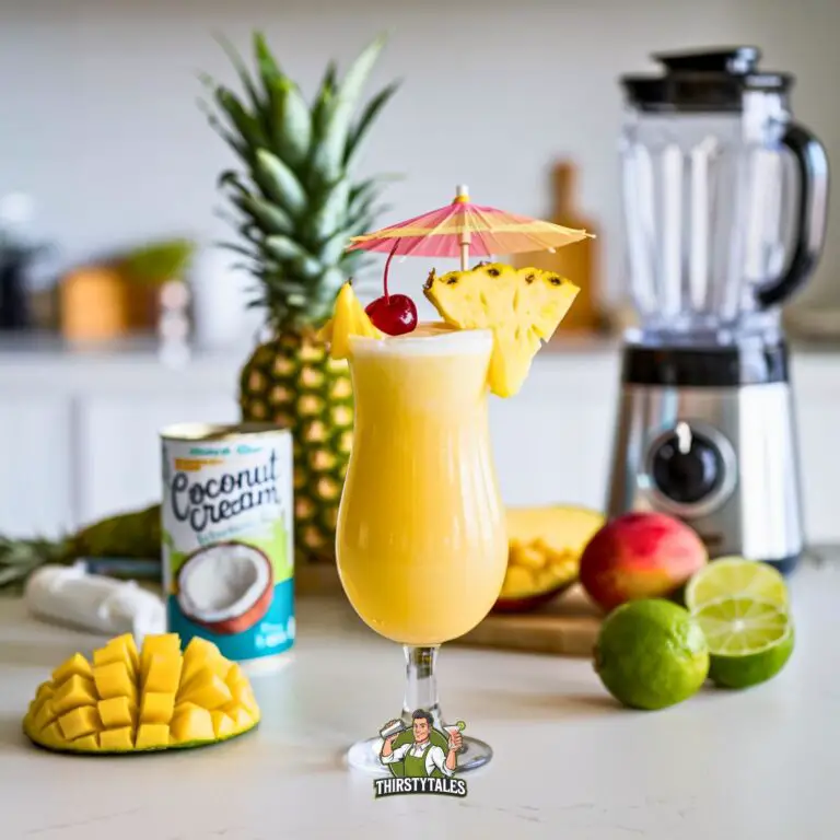 Mango Piña Colada Cocktail Recipe