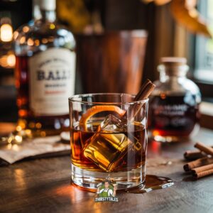 Maple Cinnamon Old Fashioned Cocktail Recipe