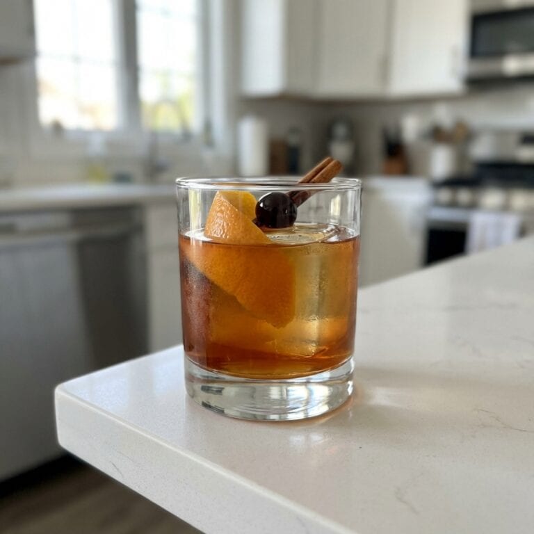Maple Cinnamon Old Fashioned Cocktail Recipe