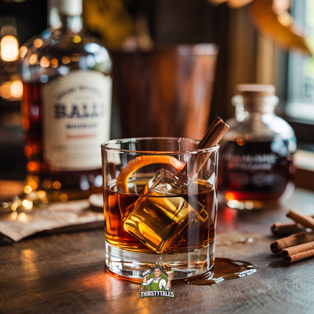 Maple Cinnamon Old Fashioned Cocktail Recipe