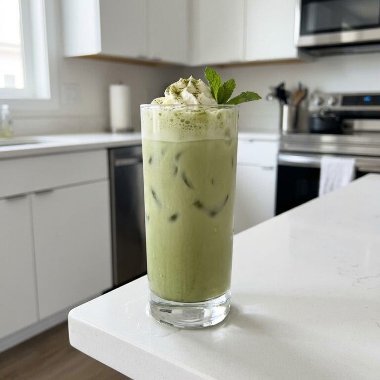 Matcha Latte Cooler Cocktail Recipe