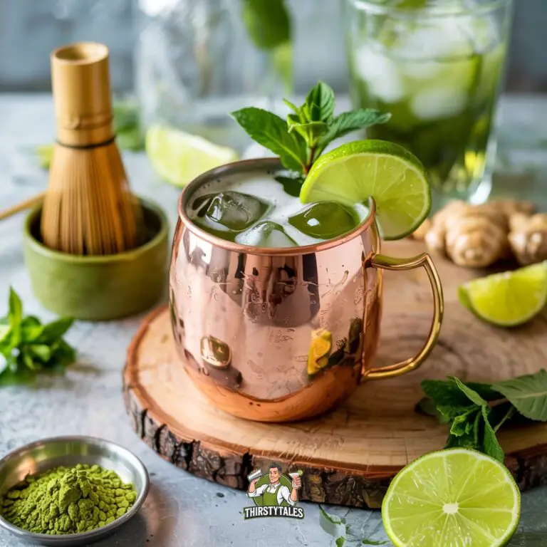 Matcha Mule Cocktail Recipe