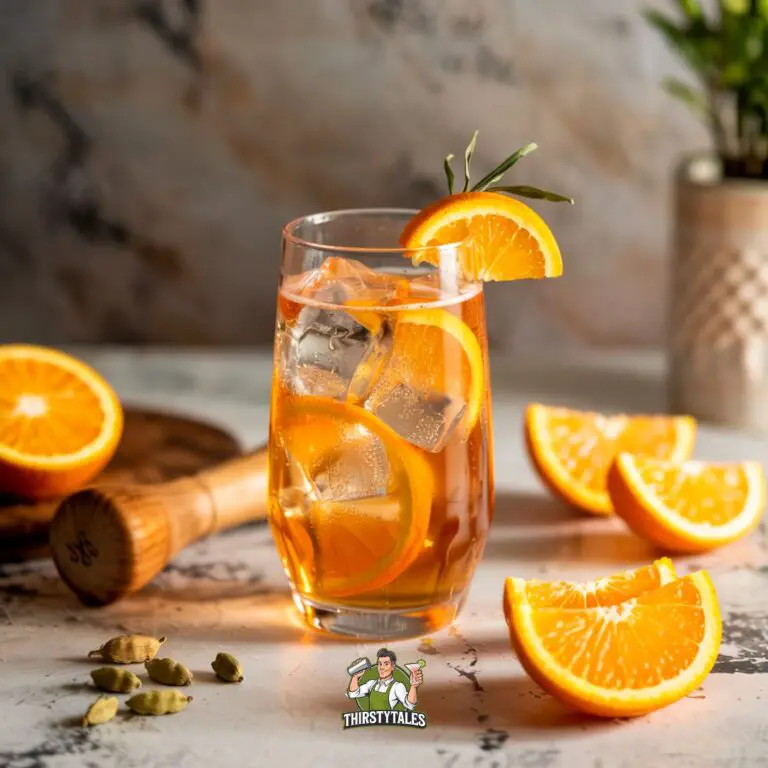 Orange Cardamom Spritz Cocktail Recipe