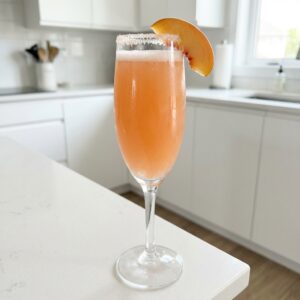 Peach Bellini Blaster Cocktail Recipe
