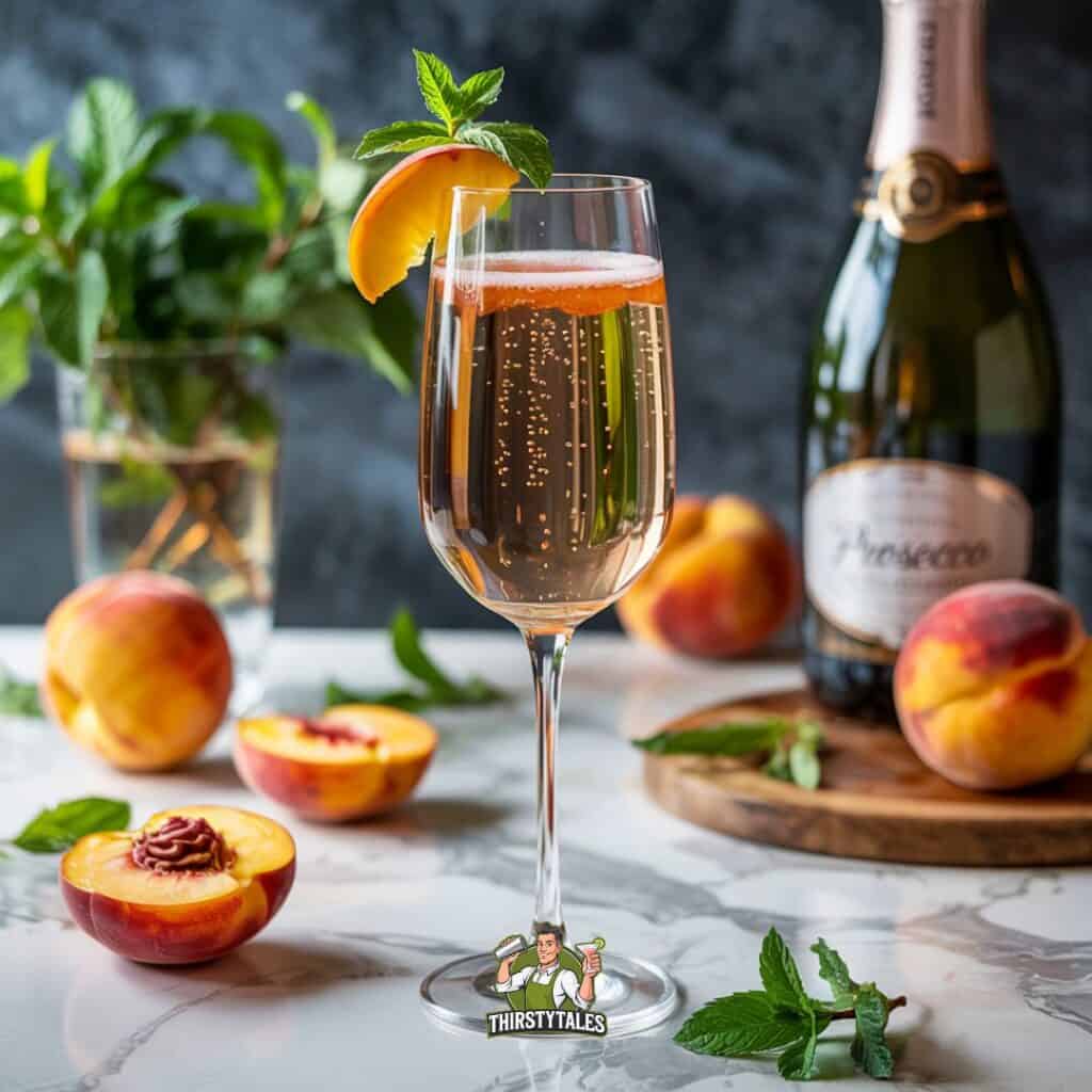 Peach Bellini Cocktail Recipe