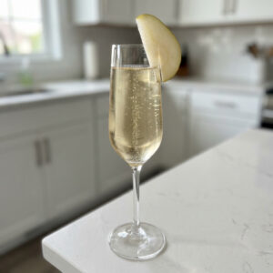 Pear Elderflower Sparkler Cocktail Recipe