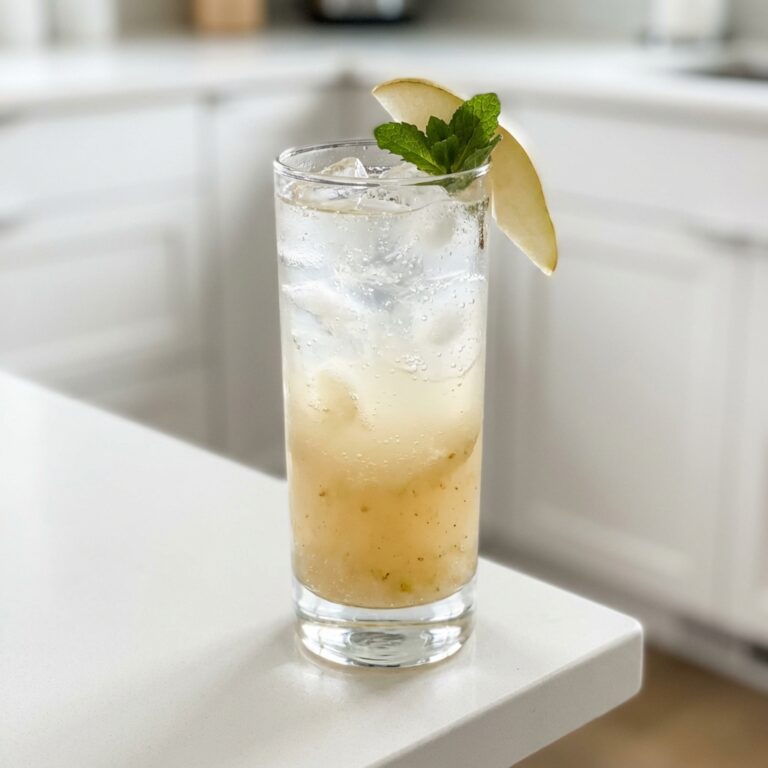 Pear and Ginger Fizz Cocktail Recipe
