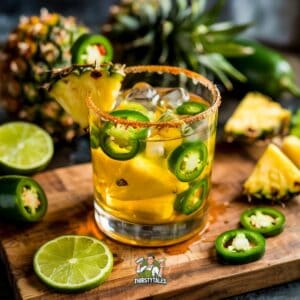 Pineapple Jalapeno Margarita Cocktail Recipe