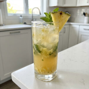 Pineapple Mint Rum Blast Cocktail Recipe