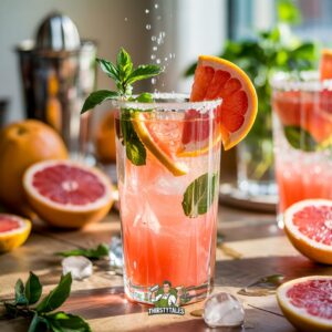 Pink Grapefruit Soda Cocktail Recipe