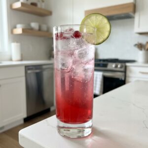 Pink Pomegranate Spritz Mocktail Recipe