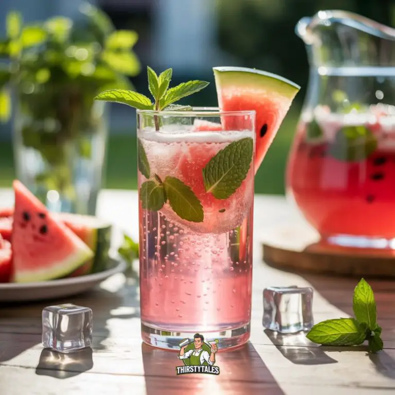 Pink Watermelon Cooler Mocktail Recipe