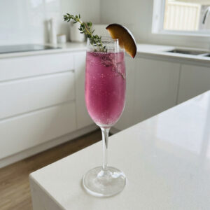 Plum and Thyme Fizz Cocktail Recipe