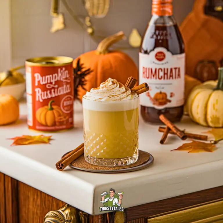 Pumpkin Rumchata White Russian Cocktail Recipe