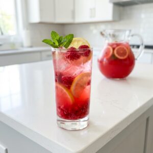 Raspberry Lemonade Punch Cocktail Recipe