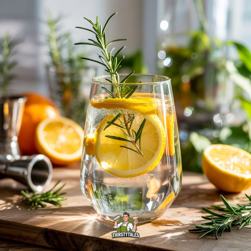 Rosemary Citrus Spritz Cocktail Recipe