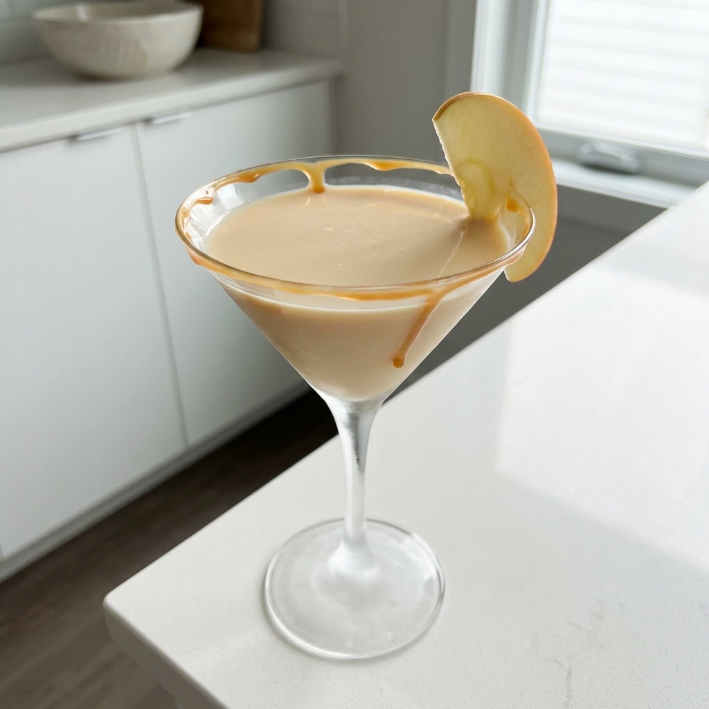 Rumchata Caramel Apple Martini Cocktail Recipe