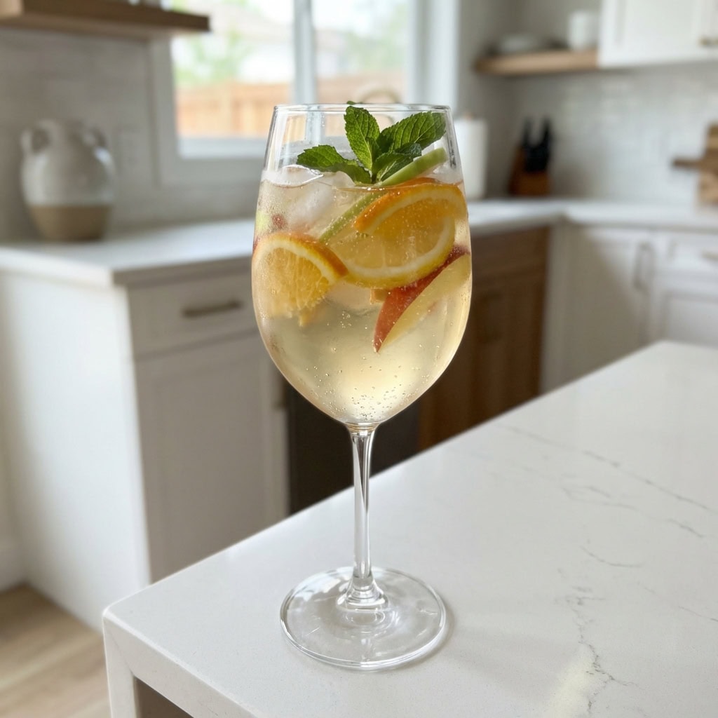 Sangria Blanca Cocktail Recipe