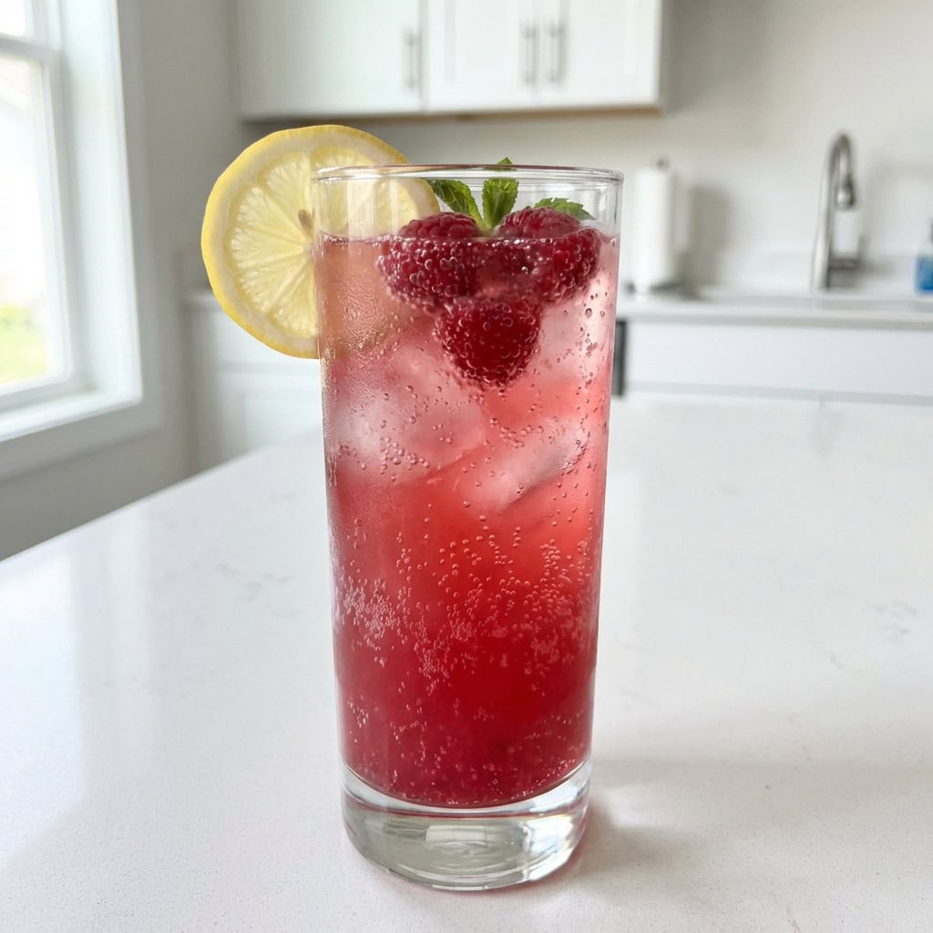 Sparkling Raspberry Lemonade Cocktail Recipe