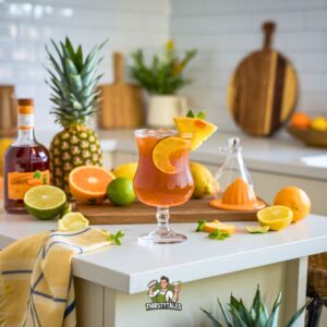 Spiced Rum Punch Cocktail Recipe