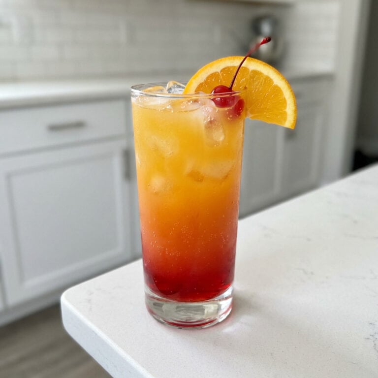 Tequila Sunrise Punch Cocktail Recipe